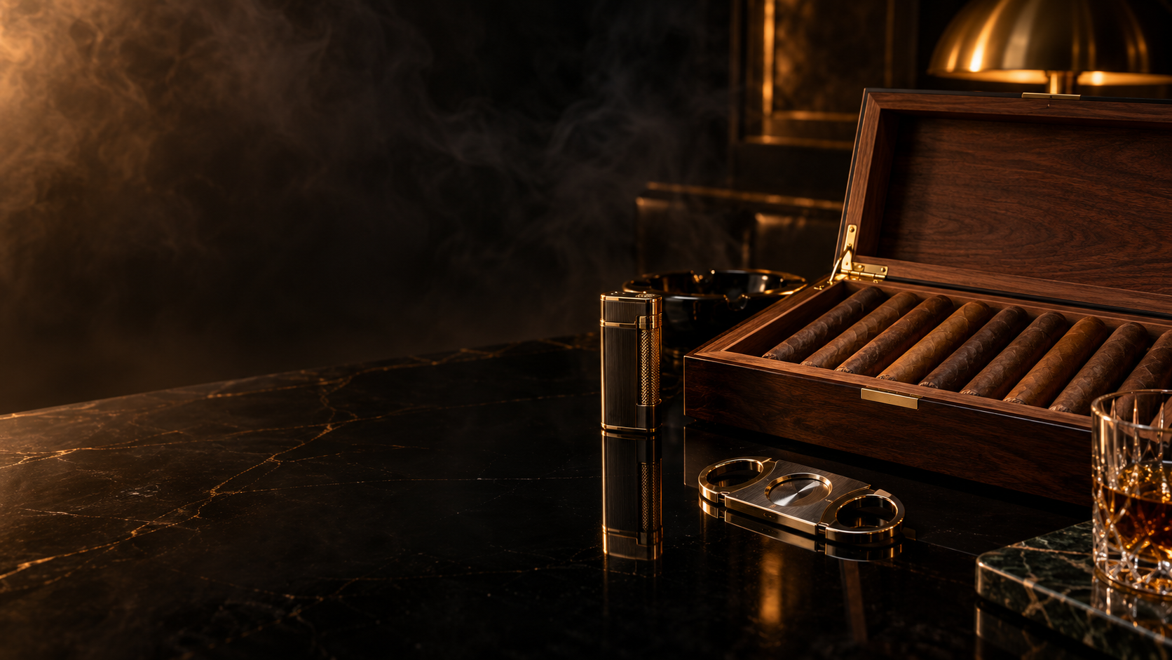 Ahşap humidor, puro ve premium aksesuarlar